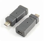 PremiumCord USB redukce Mini 5 PIN/female - Micro USB/male