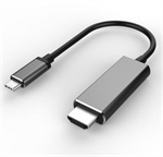 PremiumCord USB3.1 typ-C na HDMI kabel 1,8m rozlišení obrazu 4K*2K@60Hz Aluminium