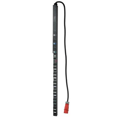 Rack PDU, Metered, Zero U, 22KW, 230V, (12)C19 & (6)C13, 6FT Cord