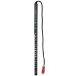 Rack PDU, Metered, Zero U, 22KW, 230V, (12)C19 & (6)C13, 6FT Cord