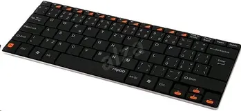 Rapoo Bluetooth Ultra-slim Keyboard E6100 Black