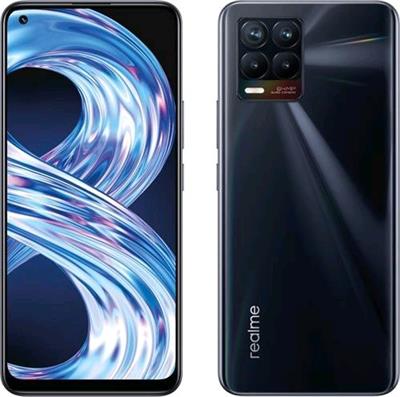 Realme 8 Punk Black,6.4" 2400x1080,8-core,6GB,128GB,zadní 64+8+2+2MPx,přední 16MPx,5000mAh