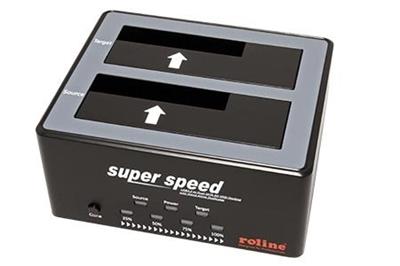 Roline Docking station USB 3.0 pro 2,5'' / 3,5'' SATA HDD/SSD, duplikátor