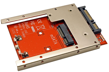 ROLINE Redukce SATA 22 pin -> mSATA , držák SSD, rozměr 2,5"