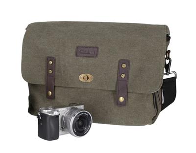 Rollei Vintage Camera bag/ brašna na zrcadlovku a 13" NTB/ Zelená