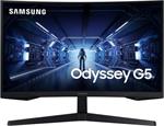 Samsung LED LCD 27" Odyssey G55 - prohnutý/2560x1440/1ms/300cd//HDMI/DP