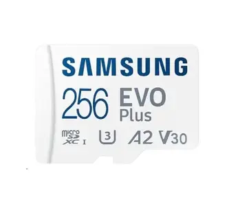 Samsung micro SDXC karta 256GB EVO Plus + SD adaptér