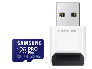 Samsung microSDXC 128GB PRO Plus + USB adaptér