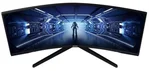 SAMSUNG MT LED LCD Gaming Monitor 34" Odyssey G55T -prohnutý,VA,3440x1440,1ms,165Hz,HDMI ,DisplayPort