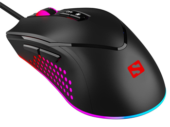 Sandberg Azazinator Mouse 6400,drátová myš,USB,6400DPI