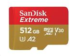 SanDisk Extreme microSDXC 512GB 160MB/ s + adaptér 