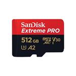 SanDisk Extreme microSDXC 512GB 190MB/s + adaptér