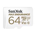 SanDisk MAX ENDURANCE microSDXC 64GB + adaptér