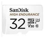 SanDisk MicroSDHC karta 32GB High Endurance (R:100/W:40 MB/s, Class 10, U3 V30) + adaptér