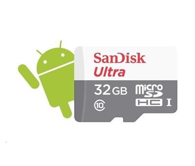 SanDisk MicroSDHC karta 32GB Ultra (80MB/s, Class 10 UHS-I, Android)