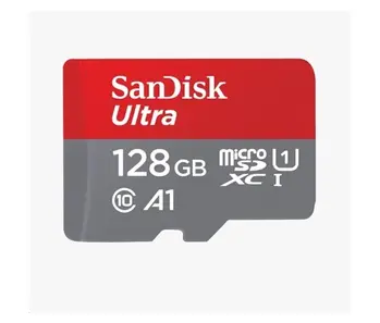 SanDisk MicroSDXC karta 128GB Ultra (100MB/s, Class 10, Android) + adaptér