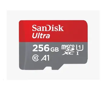 SanDisk MicroSDXC karta 256GB Ultra (120 MB/s, A1 Class 10 UHS-I, Android) + adaptér