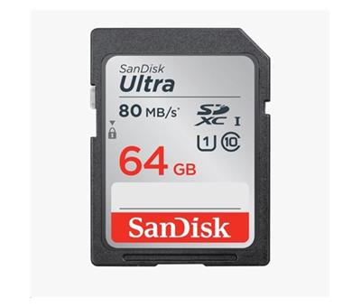 SanDisk SDXC karta 64GB Ultra (100MB/s Class 10 UHS-I)