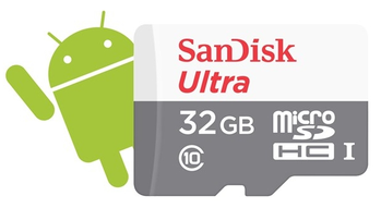 SanDisk Ultra Android microSDHC 32 GB 48 MB/s Class 10 UHS-I