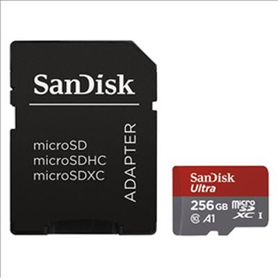 SanDisk Ultra microSDXC 256 GB 100 MB/s A1 Class 10 UHS-I, Android, Adaptér