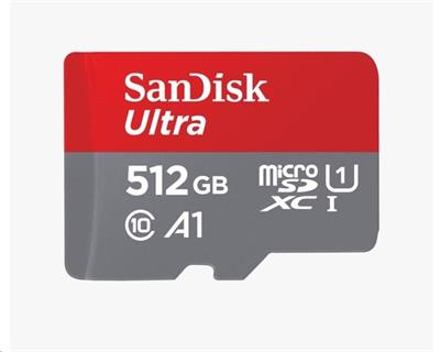 SanDisk Ultra microSDXC 512GB 100MB/s + adaptér