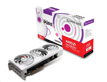 SAPPHIRE PURE AMD RADEON RX 7700 XT GAMING OC 12GB / 12GB GDDR6 / PCI-E / 2x HDMI / 2x DP