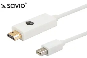 SAVIO CL-83 Kabel Mini DisplayPort(M) - HDMI(M),1.8m