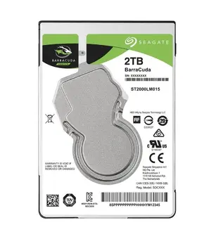 Seagate BarraCuda 2.5" HDD, 2TB, 2.5", SATAIII, 128MB cache, 5.400RPM