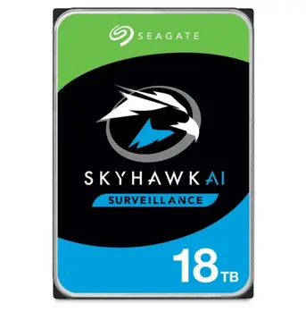 Seagate SkyHawk AI HDD, 18TB, SATAIII, 256MB cache, 7.200RPM