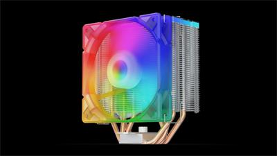 SilentiumPC chladič CPU Fera 3 EVO ARGB / ultratichý/ 120mm fan/ 4 heatpipes/ RGB/ PWM/ pro Intel i AMD