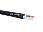 Solarix Zafukovací kabel MICRO Solarix 24vl 9/125 HDPE Fca černý SXKO-MICRO-24-OS-HDPE