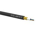 Solarix Zafukovací kabel MINI Solarix 04vl 9/125 HDPE Fca černý SXKO-MINI-4-OS-HDPE