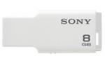 SONY Flash disk USM8GM - MICRO VALUT, USB 2.0(1.1), 8 GB, Software File Rescue, x-Pict Story, White