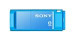 SONY Flash disk USM8GX USB 3.0 barva modrá, kapacita 8GB