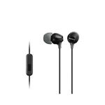 SONY MDR-EX15AP - Sluchátka do uší s mikrofonem - Black