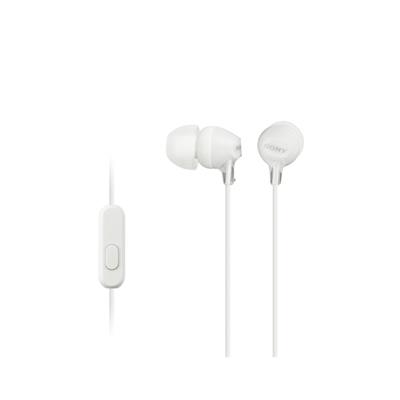 SONY MDR-EX15AP - Sluchátka do uší s mikrofonem - White