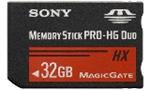 Sony MSHX32B Memory Stick PRO-HX Duo 32 GB,  50MB/s (240Mbps)* Read/Write