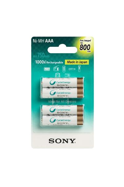 SONY NH-AAAB4KN - NiMH nabíjecí baterie AAA / 800 mAh / 4 ks v blistru