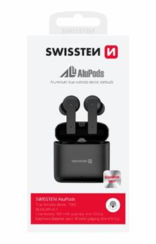 SWISSTEN BLUETOOTH TWS SLUCHÁTKA ALUPODS