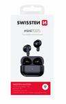 SWISSTEN BLUETOOTH TWS SLUCHÁTKA MINIPODS ČERNÁ