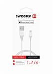 SWISSTEN DATOVÝ KABEL TPE USB / LIGHTNING MFi 1,2 M ČERNÝ