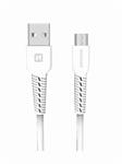 SWISSTEN DATOVÝ KABEL USB / MICRO USB 1,0 M BÍLÝ