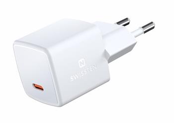 SWISSTEN MINI SÍŤOVÝ ADAPTÉR GaN USB-C 33W POWER DELIVERY