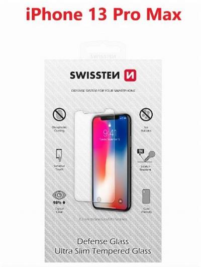 SWISSTEN OCHRANNÉ SKLO APPLE IPHONE 13 Pro Max RE 2,5D