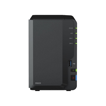 Synology DS223 2x SATA, 2GB RAM, 3x USB 3.2, 1x GbE