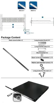 Synology Rail Kits Sliding (posuvné), RKS1317