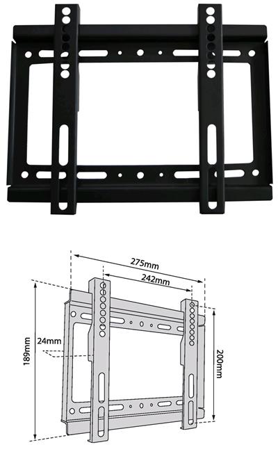 TB TV wall mount TB-250 up to 42",max VESA 200x200,40kg