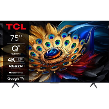 TCL 75C655 SMART TV 75" QLED/4K UHD/Direct LED/3xHDMI/USB/LAN/GoogleTV