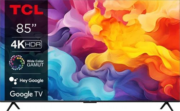 TCL 85V6B SMART TV 85" LED/4K UHD/Direct LED/3xHDMI/2xUSB/LAN/GoogleTV