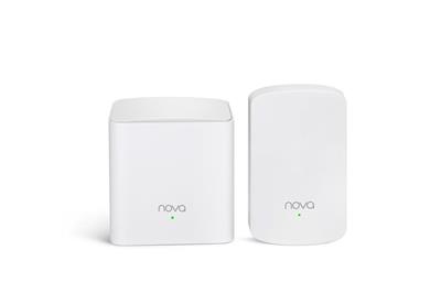 Tenda MW5 (2-pack) - Wireless AC MESH systém 802.11ac/a/b/g/n, 2x GLAN/GWAN, 2x LAN